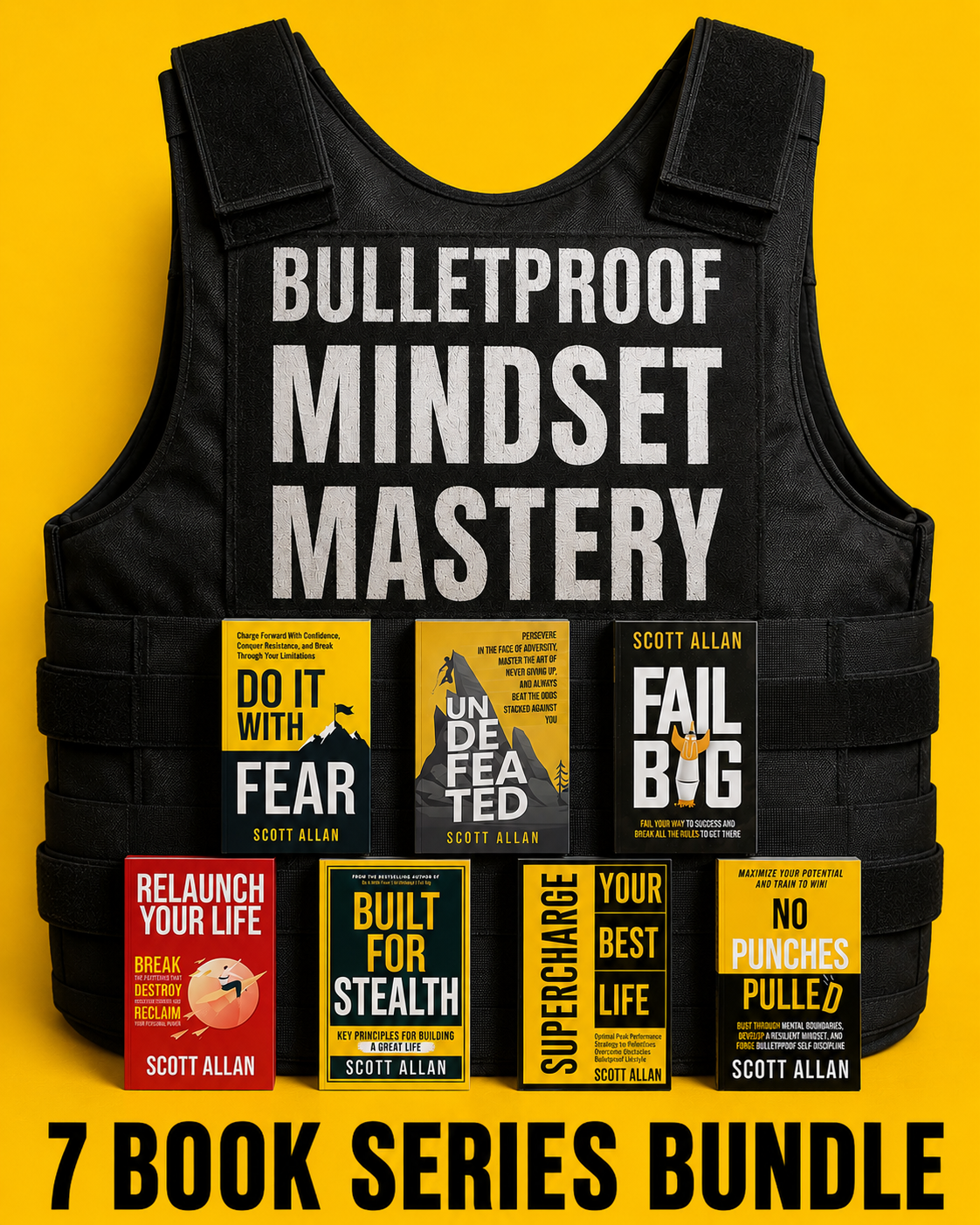 Bulletproof Mindset Mastery Series Bundle: Forge Resilience, Overcome Limitations, and Achieve Unstoppable Confidence